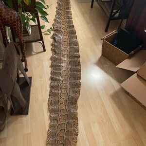 Natural Brown Snake Skin Accent